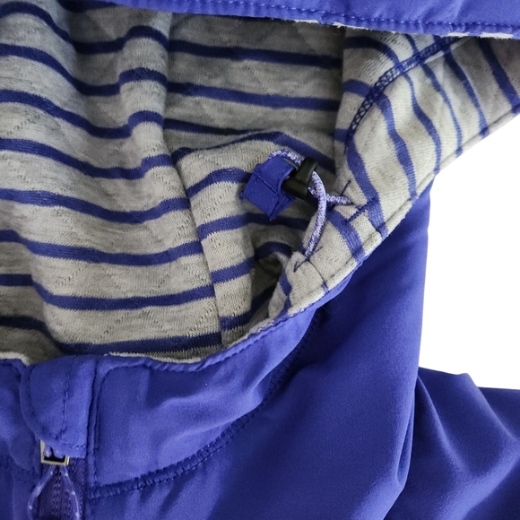 SALOMON Women's Elevate FZ Midlayer gray and purple (or blue) size small - Picture 6 of 15